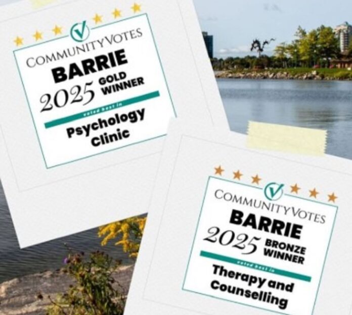 Vault Mental Health in Barrie, Ontario Wins Best Therapy Clinic Grants